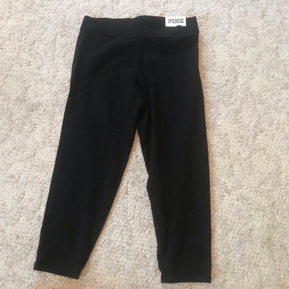 Pink brand cropped leggings